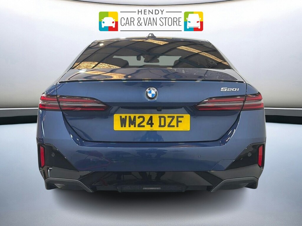 BMW 5 Series 520I M Sport Pro Saloon Blue #5