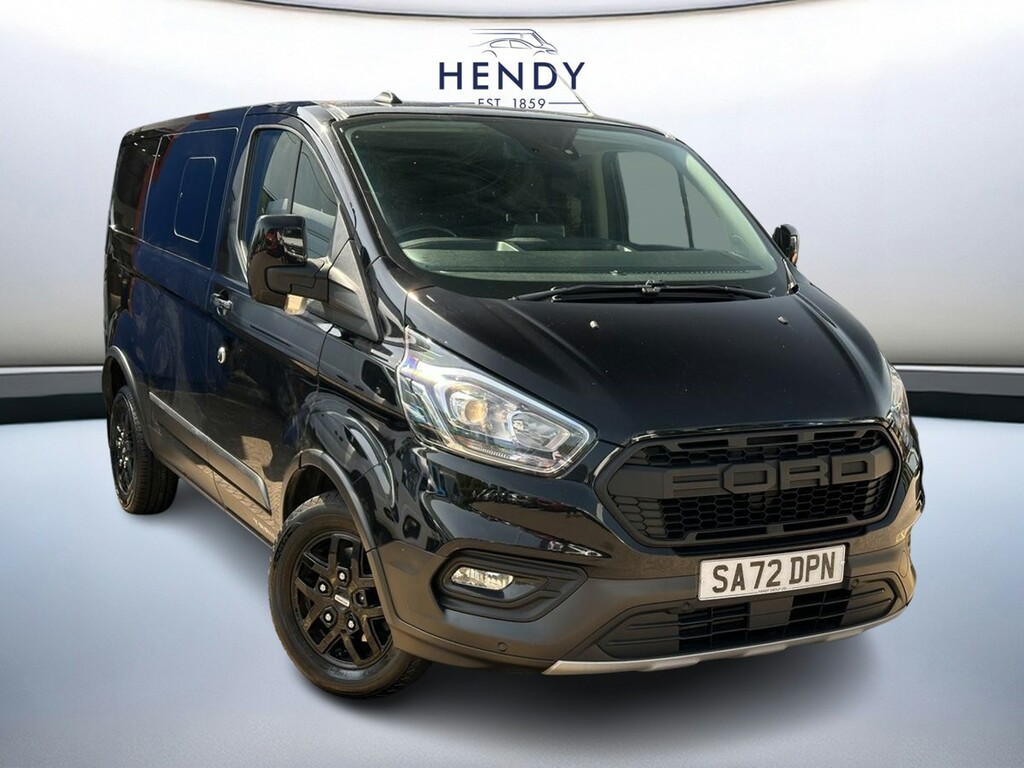 Ford Transit Custom 2.0 Ecoblue 130Ps Low Roof Dcab Trail Van SA72DPN Black