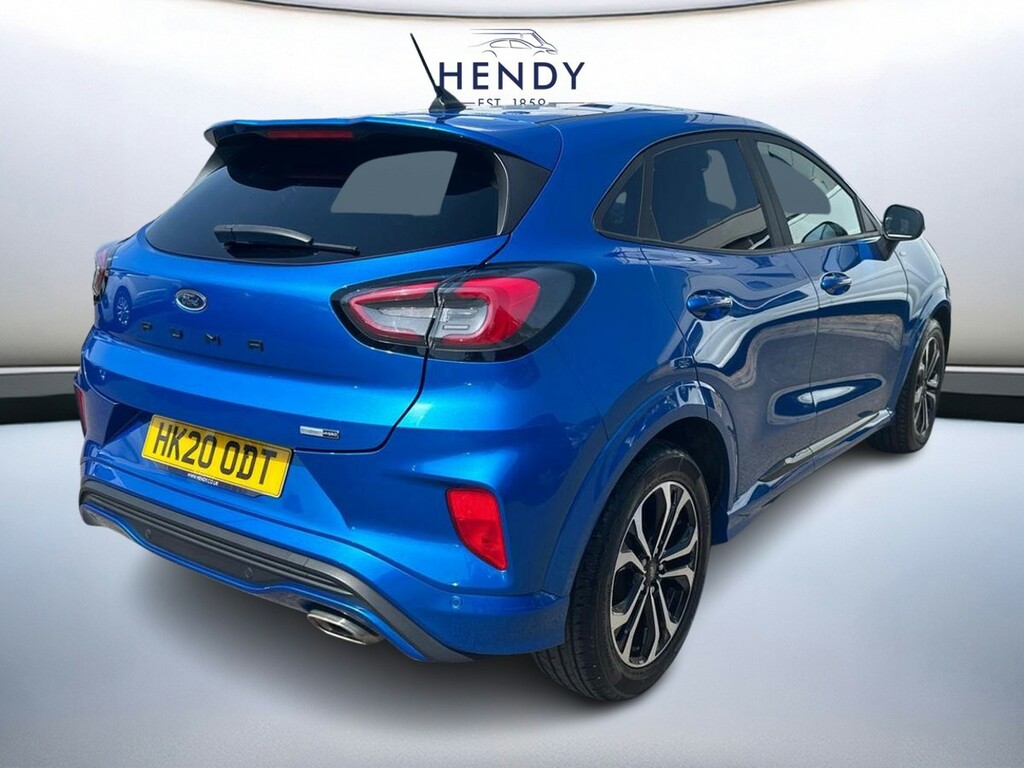 Ford Puma 1.0 Ecoboost Hybrid Mhev St-line HK20ODT Blue #4