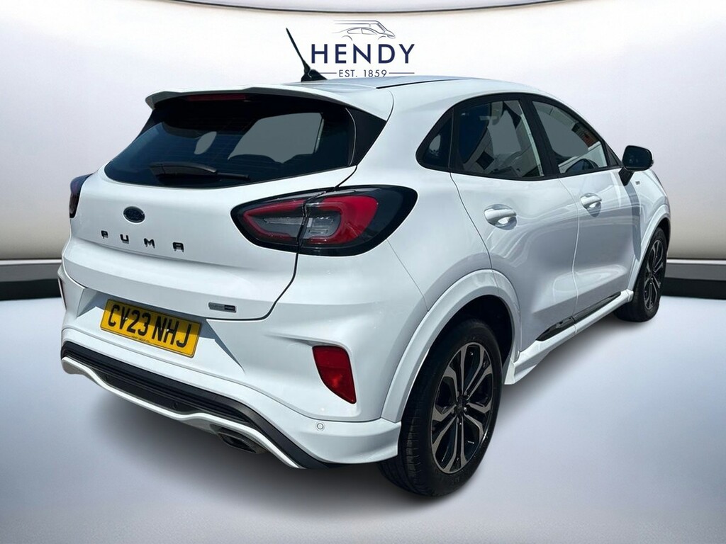 Ford Puma 1.0 Ecoboost Hybrid Mhev 155 St-line CV23NHJ White #4