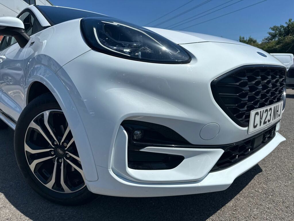 Ford Puma 1.0 Ecoboost Hybrid Mhev 155 St-line CV23NHJ White #3