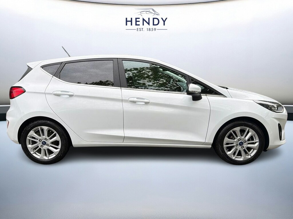 Ford Fiesta 1.0 Ecoboost Hybrid Mhev 125 Titanium GJ23VLT White #2