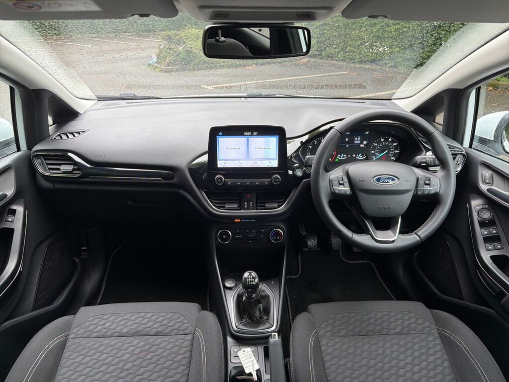 Ford Fiesta 1.0 Ecoboost Hybrid Mhev 125 Titanium GJ23VLT White #3