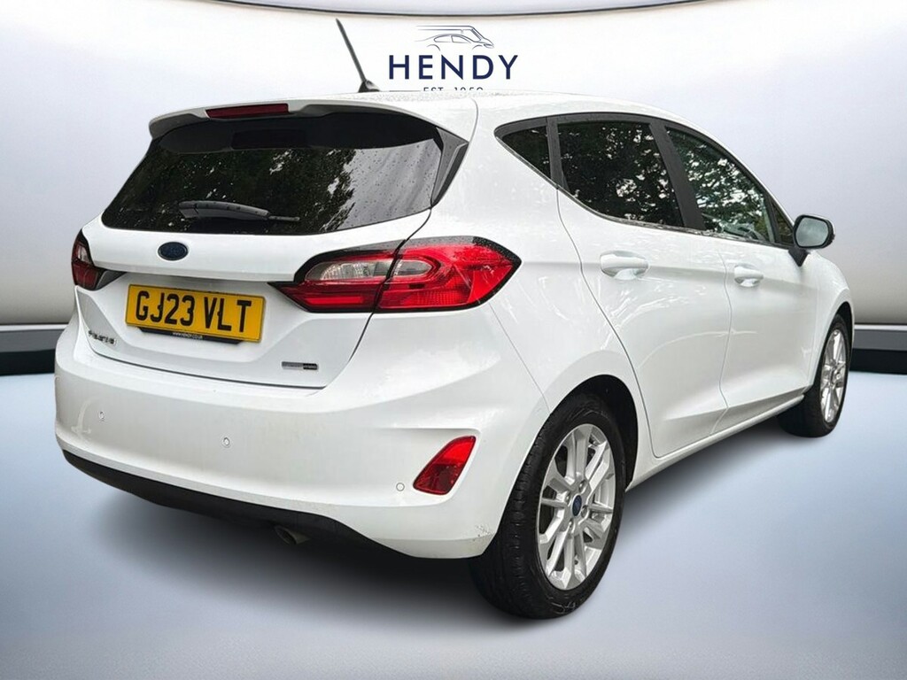 Ford Fiesta 1.0 Ecoboost Hybrid Mhev 125 Titanium GJ23VLT White #6