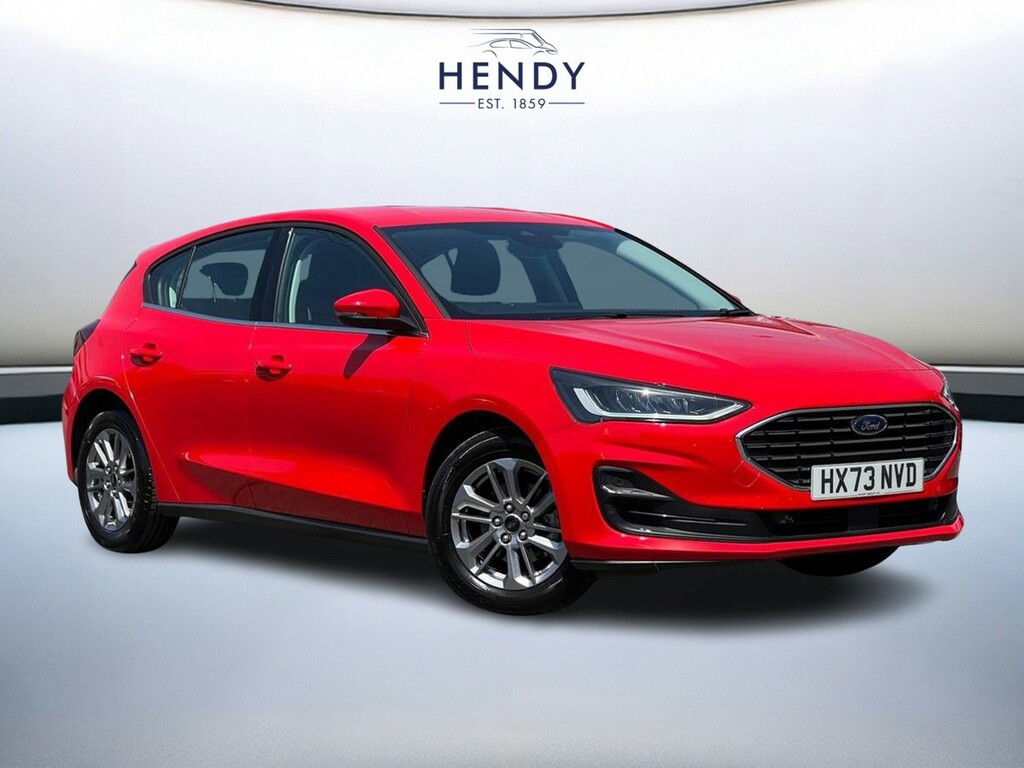 Ford Focus 1.0 Ecoboost Titanium HX73NVD Red