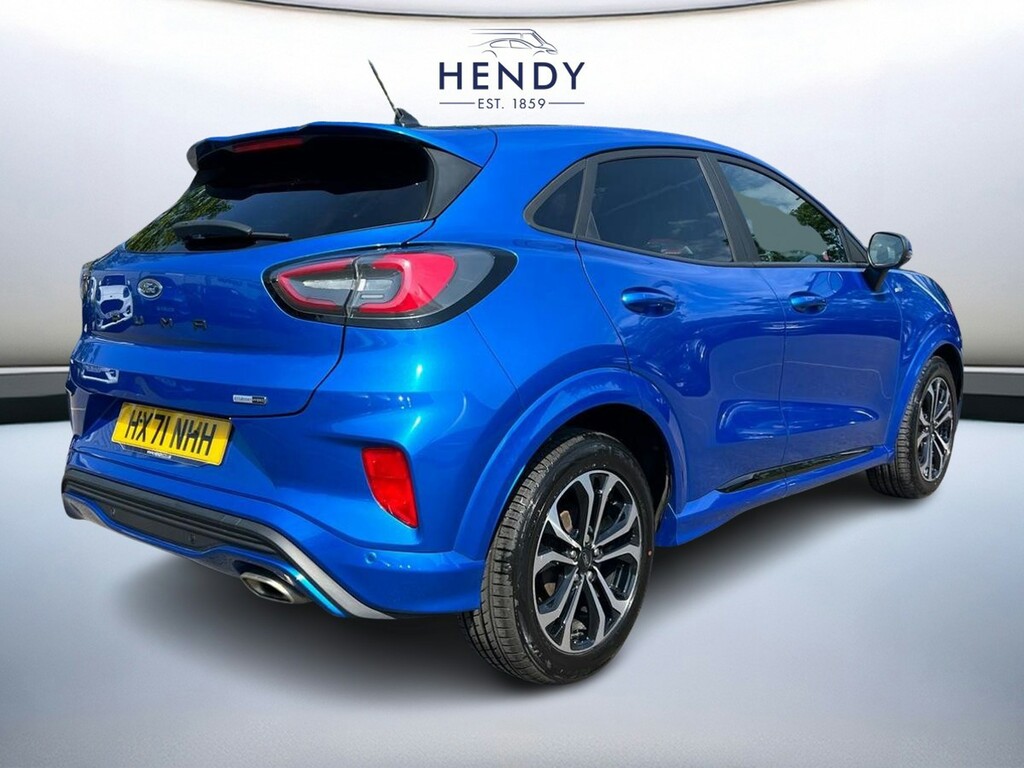 Ford Puma 1.0 Ecoboost Hybrid Mhev St-line Design Blue #4