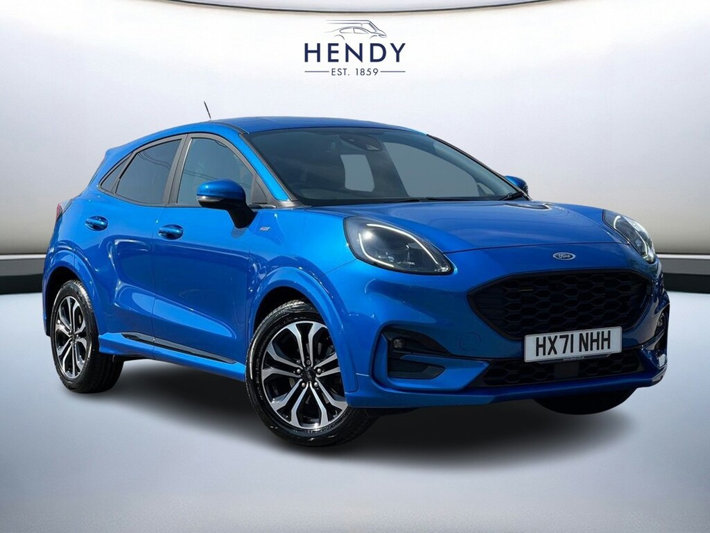 Ford Puma 1.0 Ecoboost Hybrid Mhev St-line Design Blue