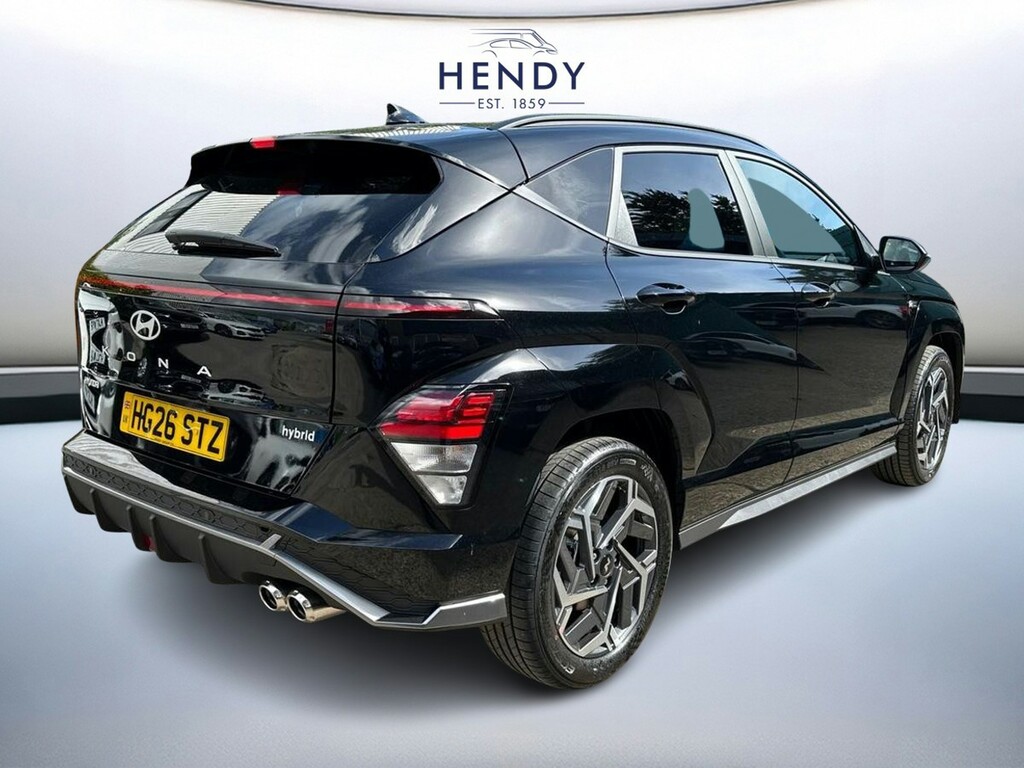 Hyundai Kona 1.6 Gdi Hybrid N Line Dct Black #4