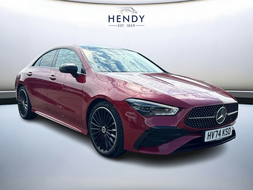Mercedes-Benz CLA Class Cla 200 Amg Line Prem Plus Coupe My24 2023 Red