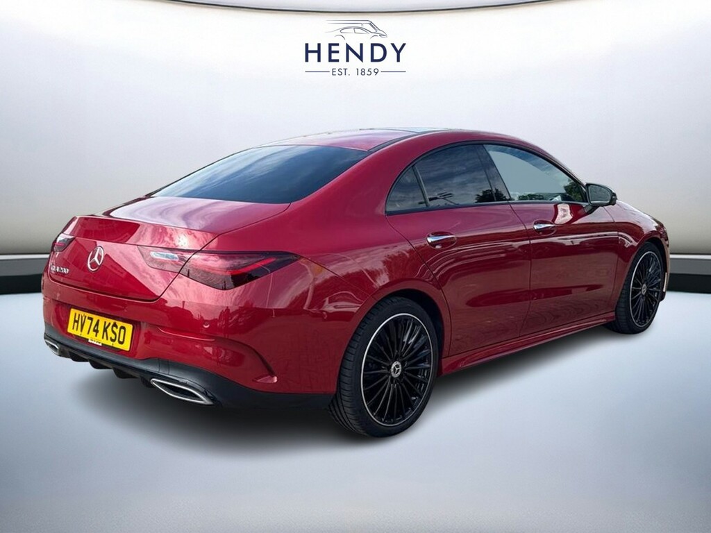 Mercedes-Benz CLA Class Cla 200 Amg Line Prem Plus Coupe My24 2023 Red #4