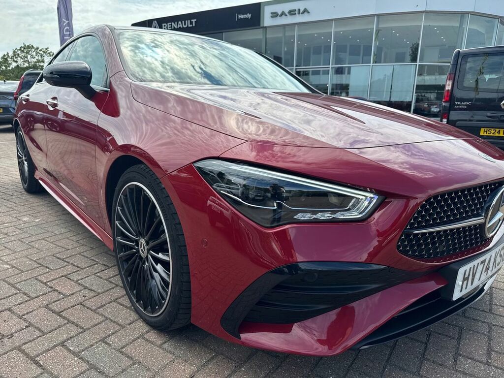 Mercedes-Benz CLA Class Cla 200 Amg Line Prem Plus Coupe My24 2023 Red #3