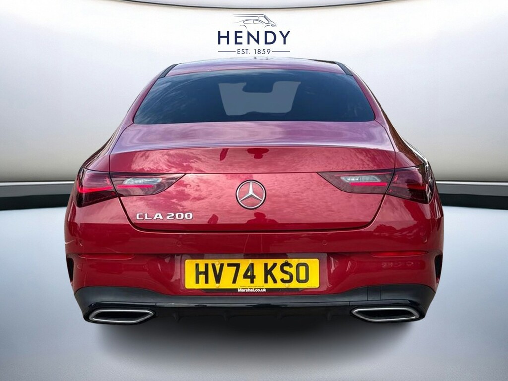 Mercedes-Benz CLA Class Cla 200 Amg Line Prem Plus Coupe My24 2023 Red #5