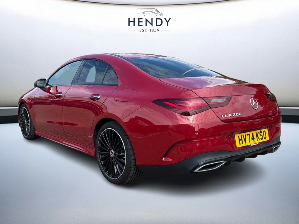 Mercedes-Benz CLA Class Cla 200 Amg Line Prem Plus Coupe My24 2023 Red #6