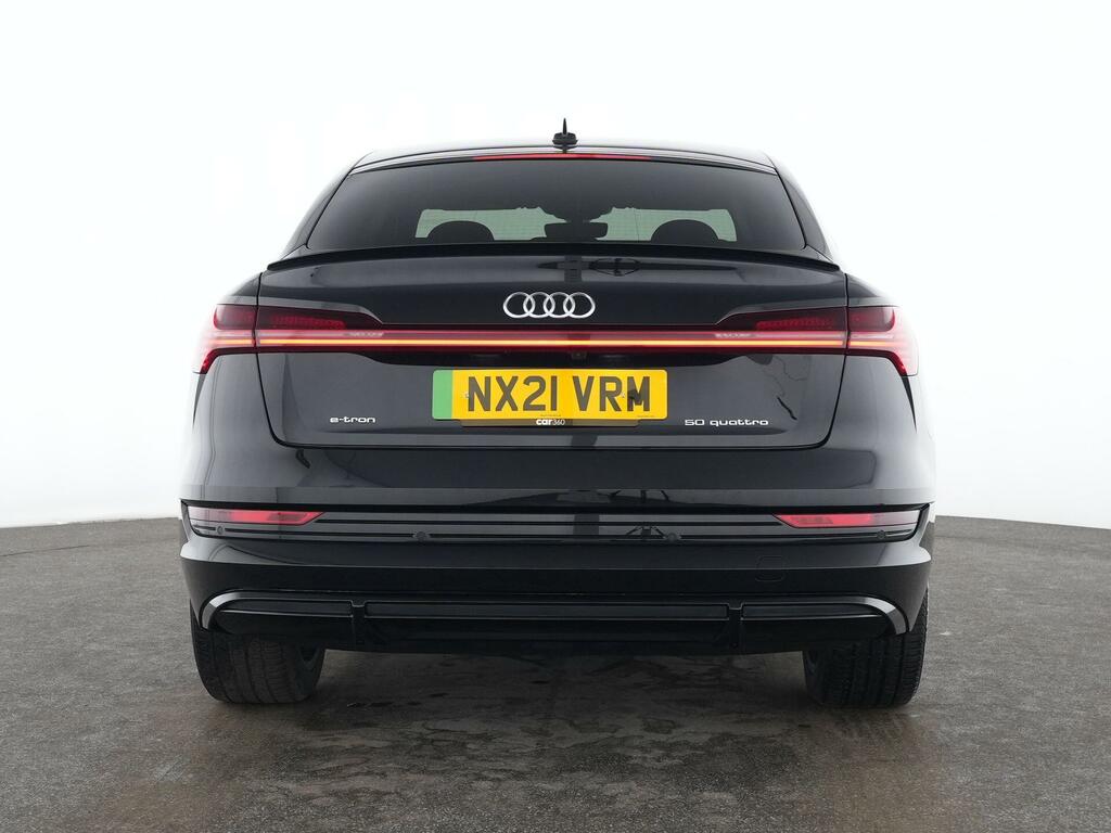 Audi E-tron 50 S Line Sportback Quattro 71.2Kwh NX21VRM Black #6
