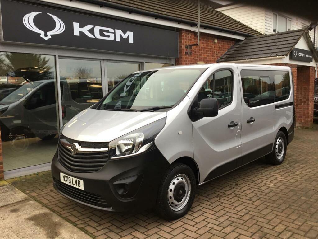 Vauxhall Vivaro 1.6 Cdti 2900 Crew Van Double Cab Manua Silver