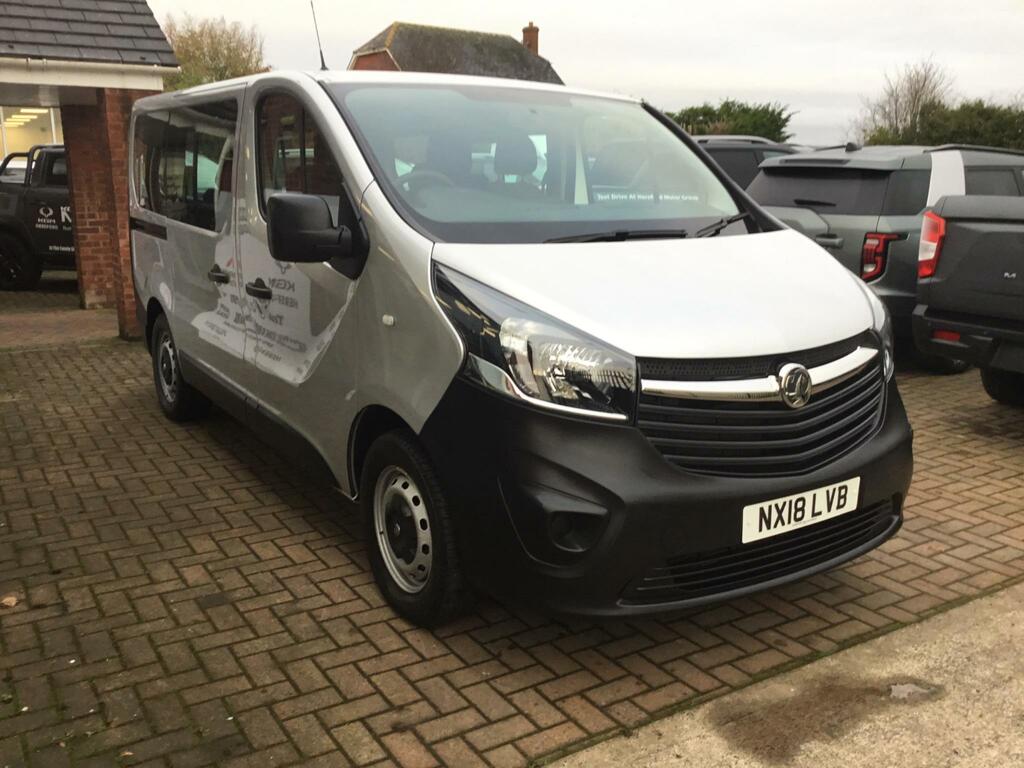 Vauxhall Vivaro 1.6 Cdti 2900 Crew Van Double Cab Manua Silver #2