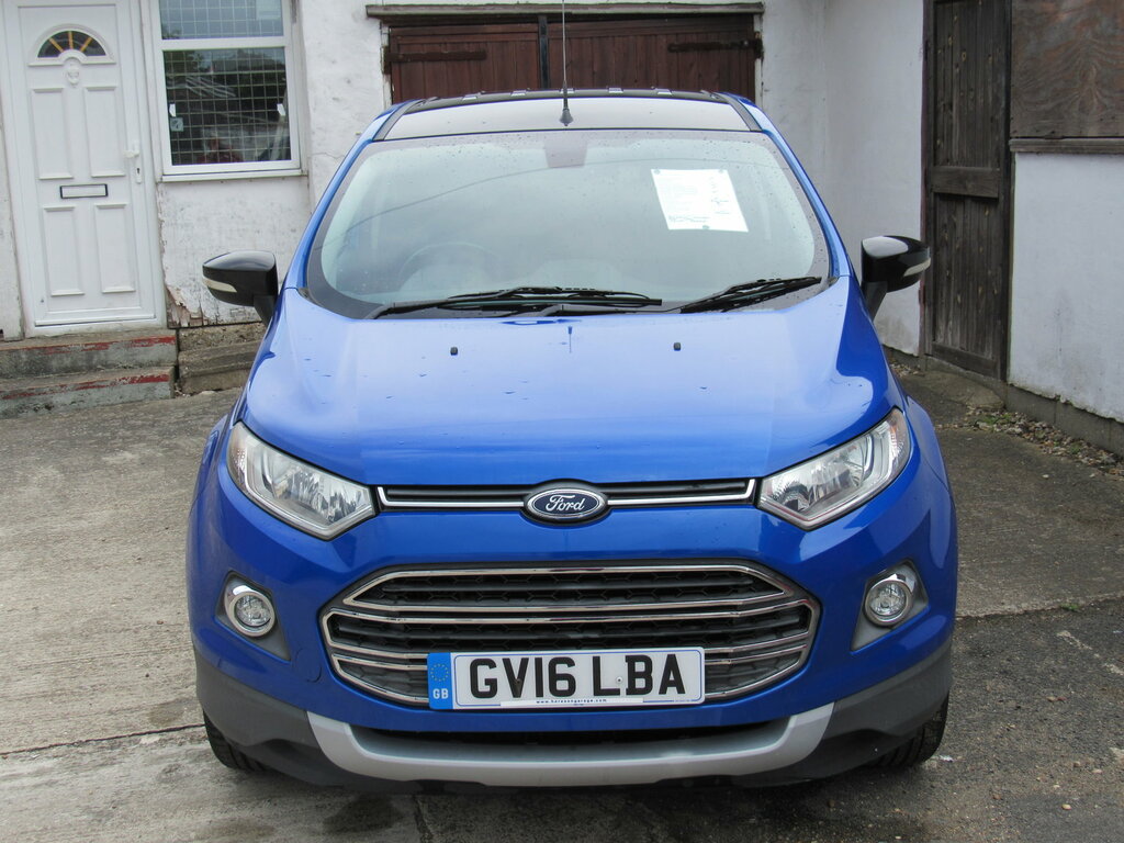 Ford Ecosport Titanium S 1.0Lt With Only 46 500 Mi Blue