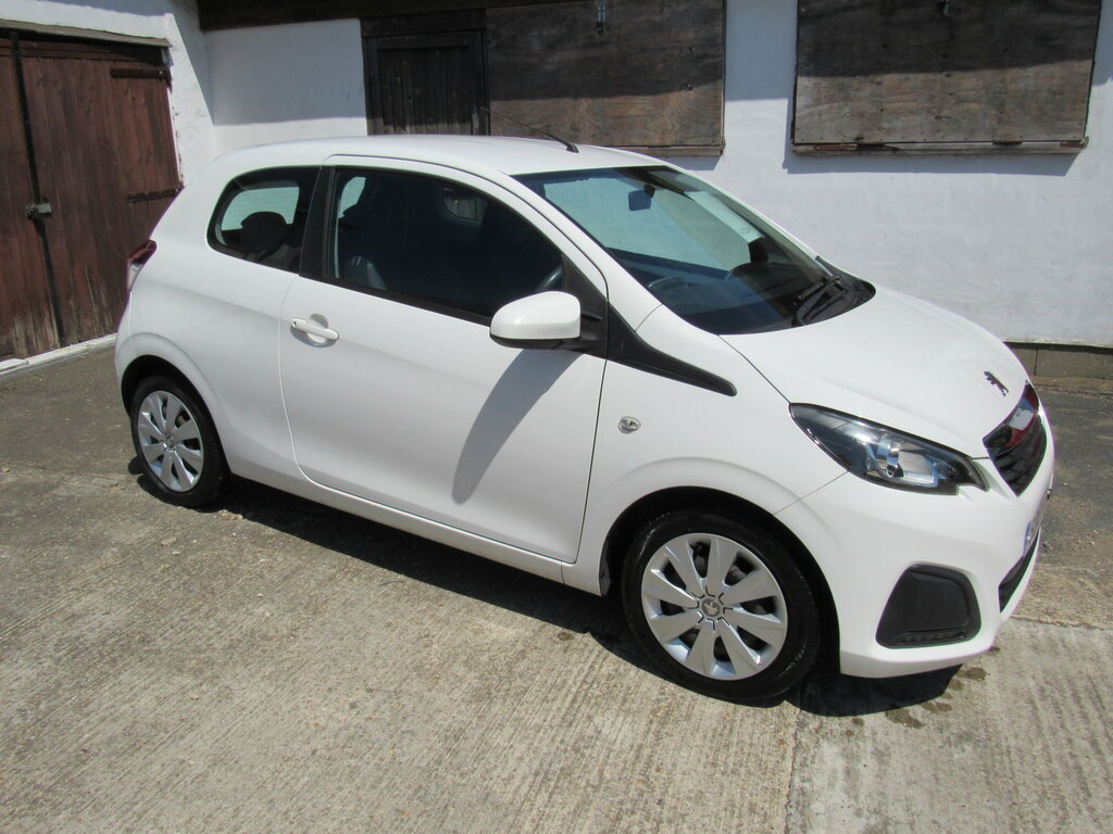 Peugeot 108 Active 1.0Lt With Only 41 500 Miles White #3