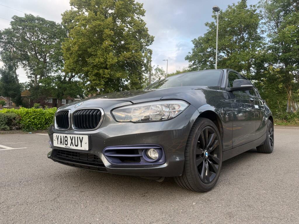 BMW 1 Series 2.0 118D Sport Euro 6 Ss YA18XUY Grey #2