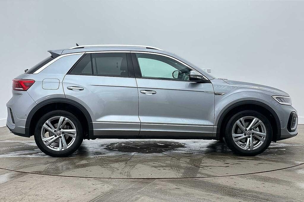 Volkswagen T-Roc 1.5 Tsi R-line DE75EHN Silver #4