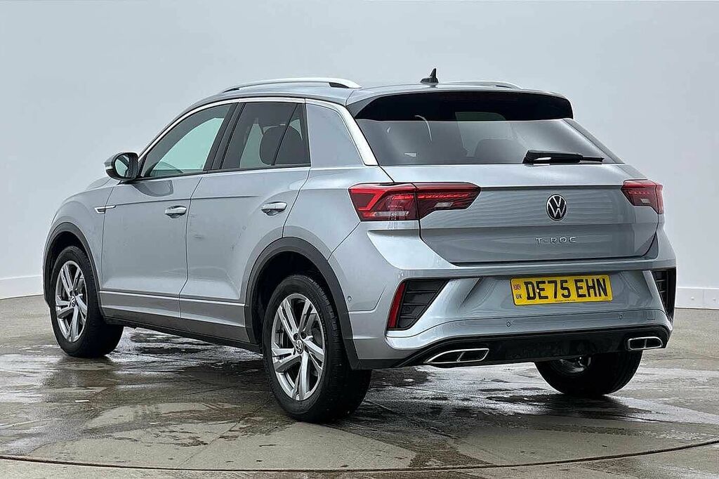 Volkswagen T-Roc 1.5 Tsi R-line DE75EHN Silver #3