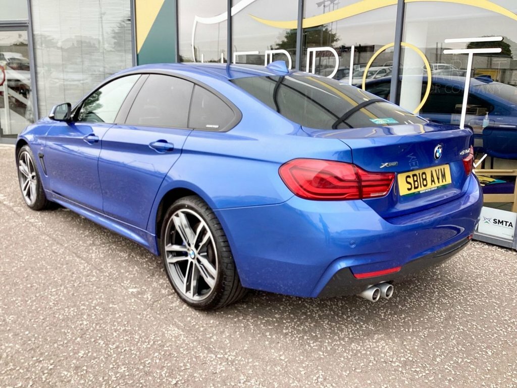 BMW 4 Series Gran Coupe 2L M Sport SB18AVM Blue #5