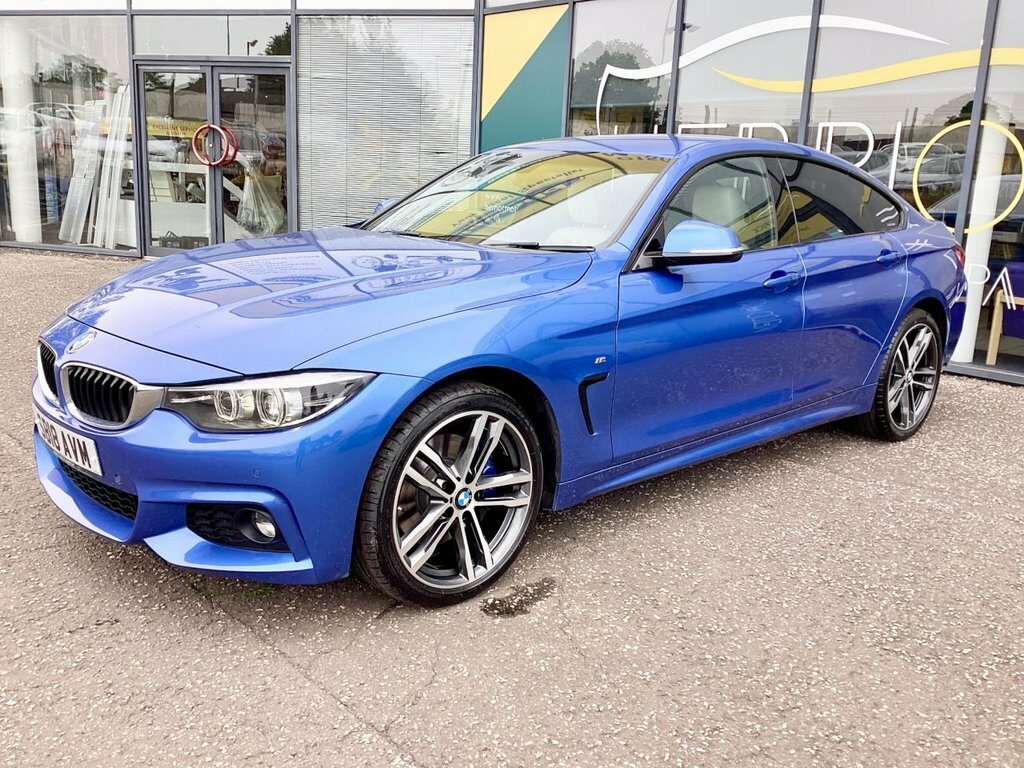 BMW 4 Series Gran Coupe 2L M Sport SB18AVM Blue #4