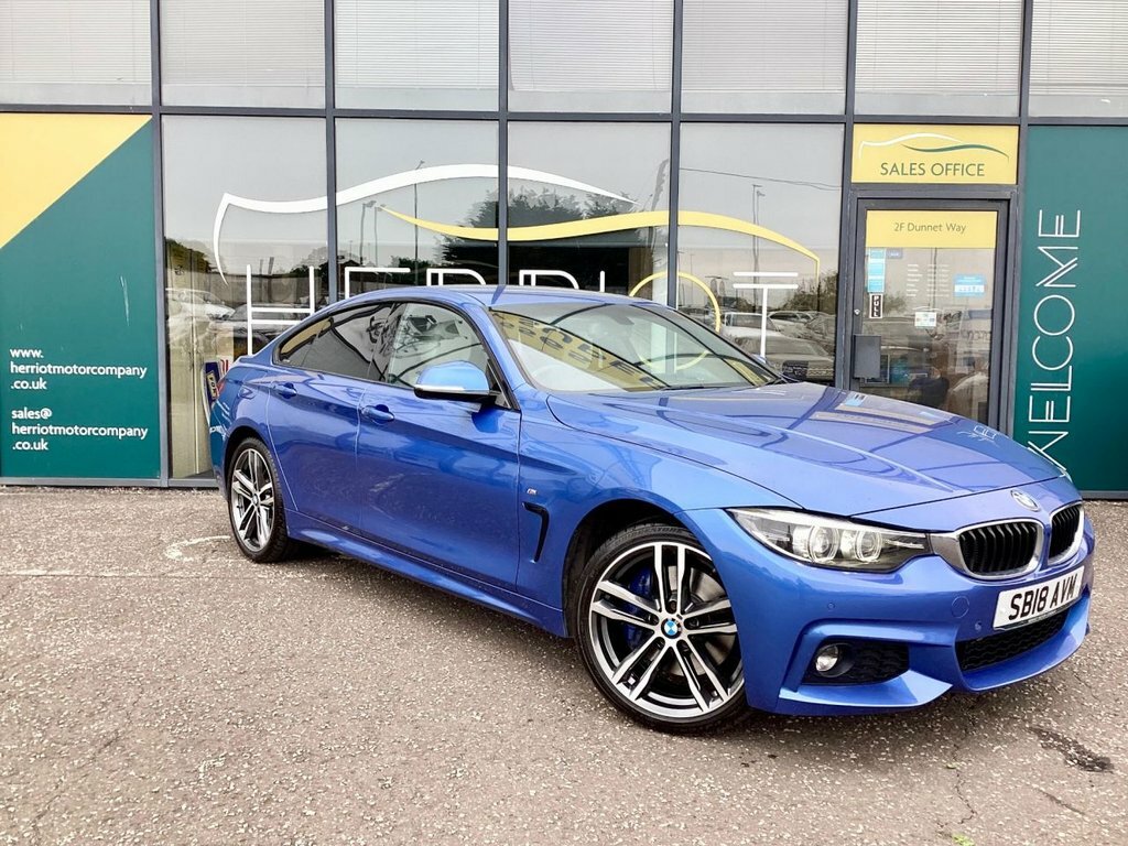 BMW 4 Series Gran Coupe 2L M Sport SB18AVM Blue