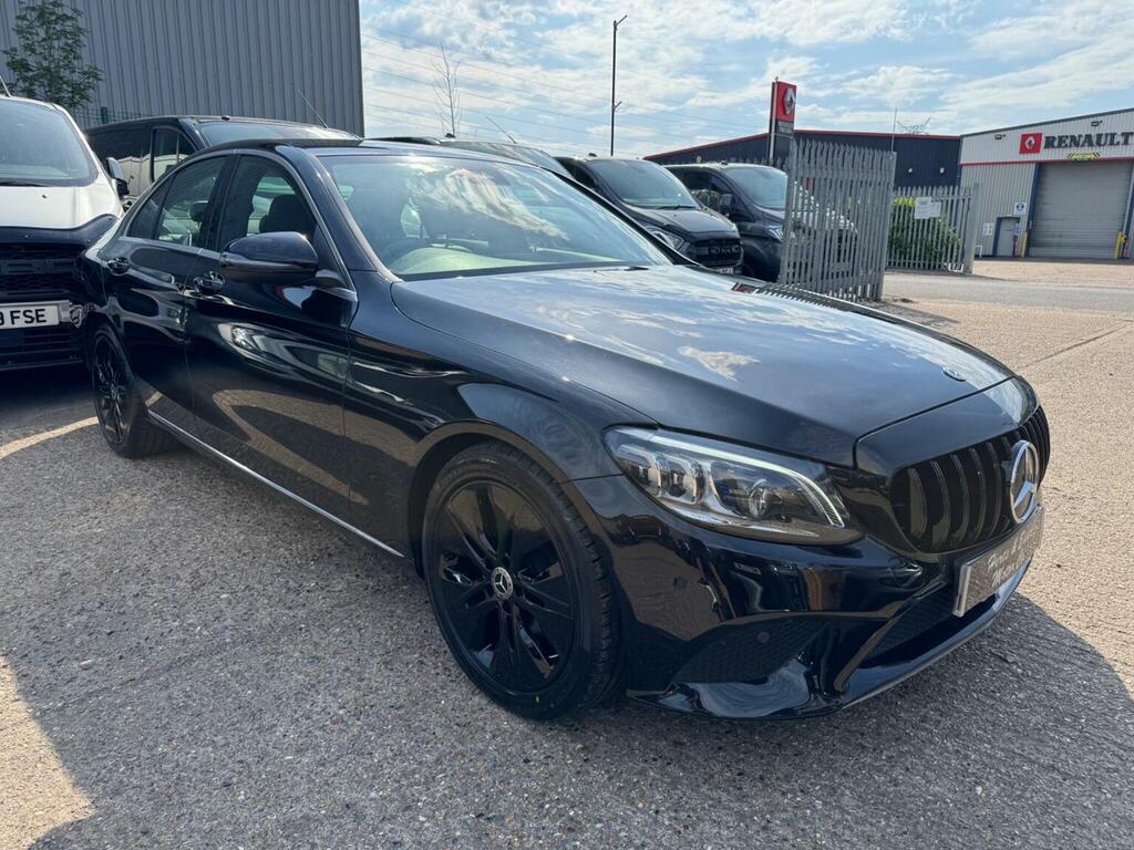 Mercedes-Benz C Class Saloon 2.0 C220d Sport G-tronic Euro 6 Ss KN69YZX Black #5