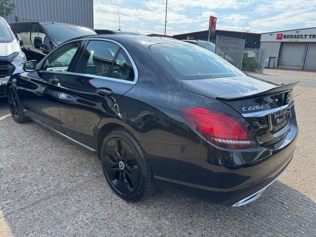 Mercedes-Benz C Class Saloon 2.0 C220d Sport G-tronic Euro 6 Ss KN69YZX Black #4