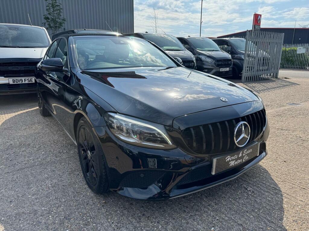 Mercedes-Benz C Class Saloon 2.0 C220d Sport G-tronic Euro 6 Ss KN69YZX Black #6