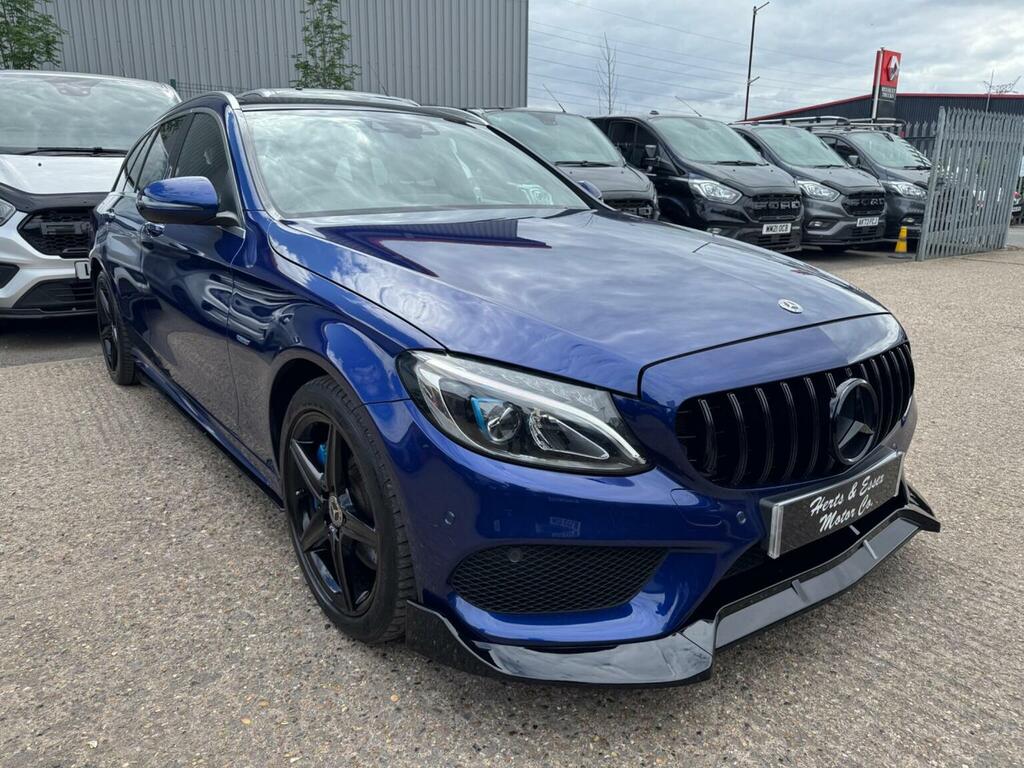 Mercedes-Benz C Class 2.0 C350e 6.4Kwh Amg Line Premium Plus G-tronic Blue #2
