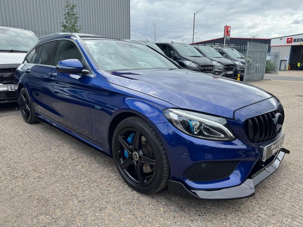 Mercedes-Benz C Class 2.0 C350e 6.4Kwh Amg Line Premium Plus G-tronic Blue #3