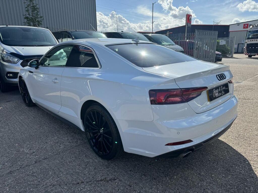 Audi A5 2.0 Tfsi 40 S Line S Tronic Euro 6 Ss White #4