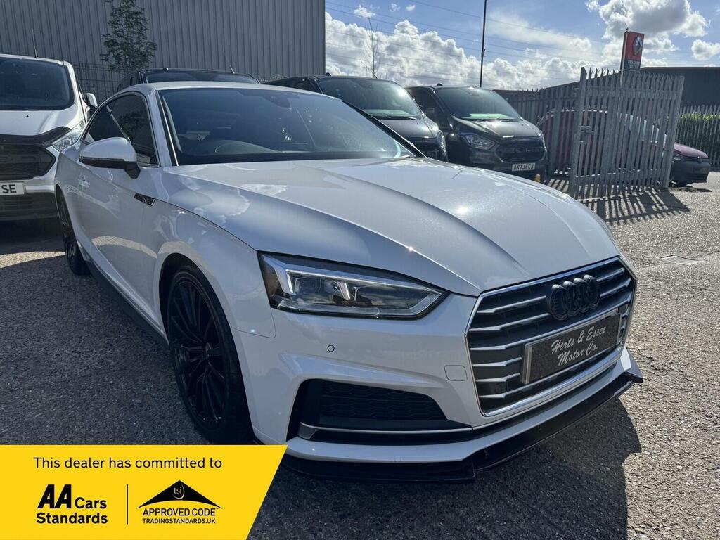 Audi A5 2.0 Tfsi 40 S Line S Tronic Euro 6 Ss White