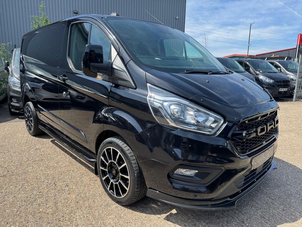 Ford Transit Custom Panel Van 2.0 280 Ecoblue Limited L1 H1 Euro 6 S SK22UNU Black #5