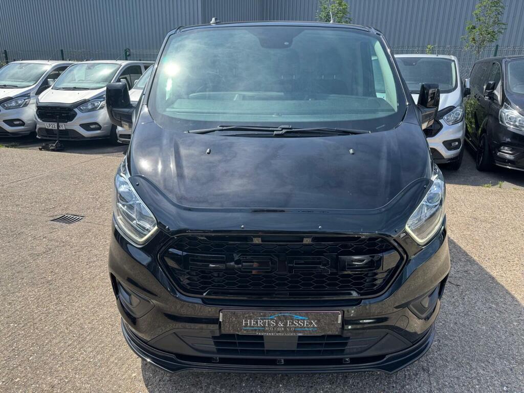Ford Transit Custom Panel Van 2.0 280 Ecoblue Limited L1 H1 Euro 6 S SK22UNU Black #2