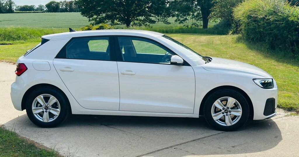 Audi A1 Hatchback 1.0 Tfsi 30 Technik Sportback S Tronic E KW23HHJ White #2