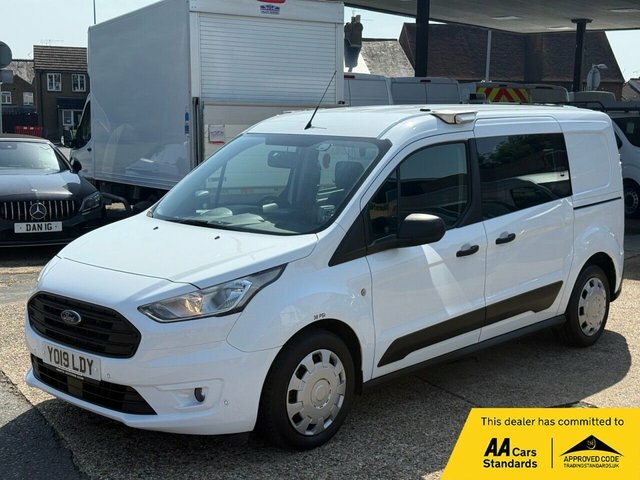 Ford Transit Connect 1.5 230 Ecoblue Trend Crew Van Double Cab 6Dr Dies White