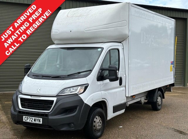 Peugeot Boxer 2.2 Bluehdi 335 Built For Business Luton Diese White
