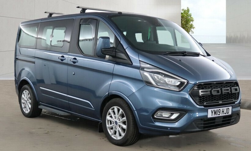 Ford Tourneo Custom 2.0 Tdci Ecoblue 170Ps Lr 8 Seat Titanium X Blue