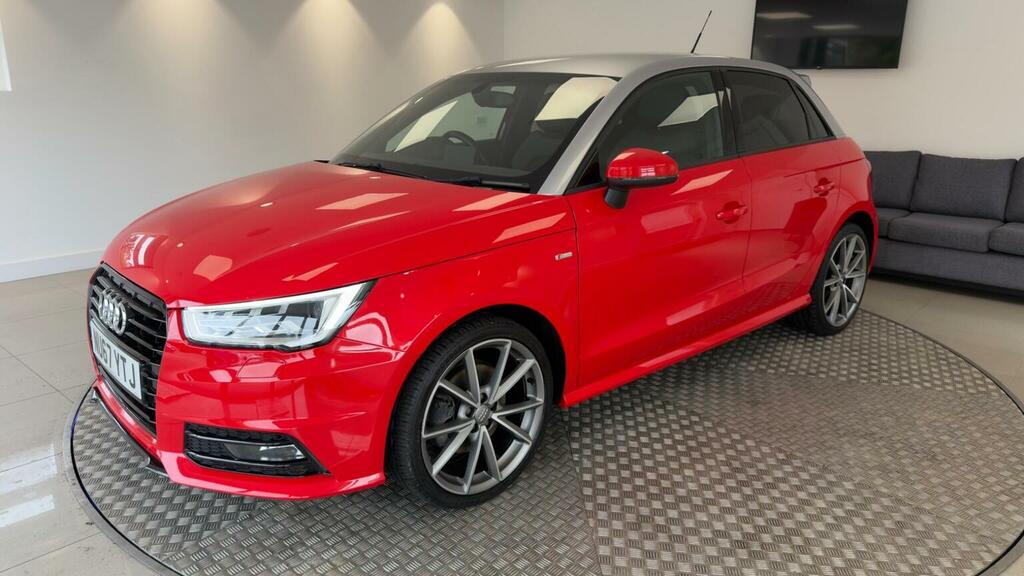 Audi A1 Hatchback 1.6 Tdi Black Edition Sportback Euro 6 Red