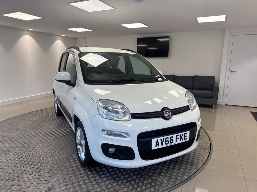 Fiat Panda Hatchback 1.2 Lounge Euro 6 201666 White #2