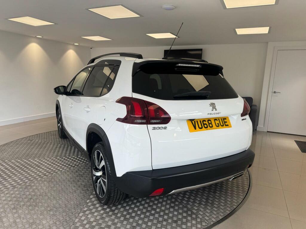 Peugeot 2008 1.2 Puretech Gt Line Eat Euro 6 Ss White #4