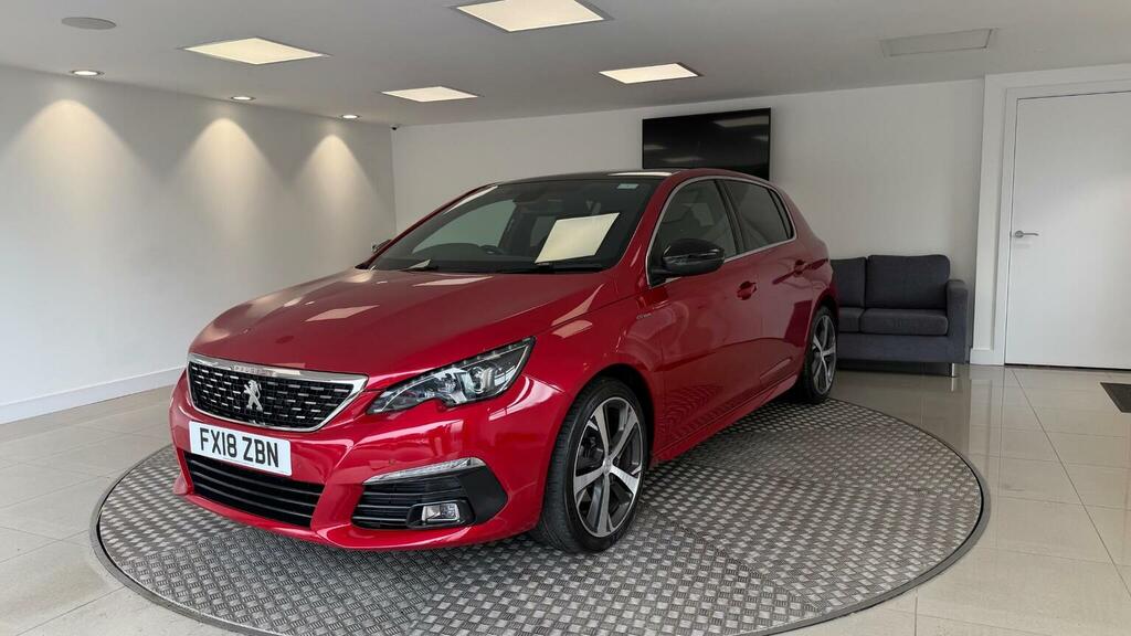 Peugeot 308 1.2 Puretech Gt Line Eat Euro 6 Ss Red #2