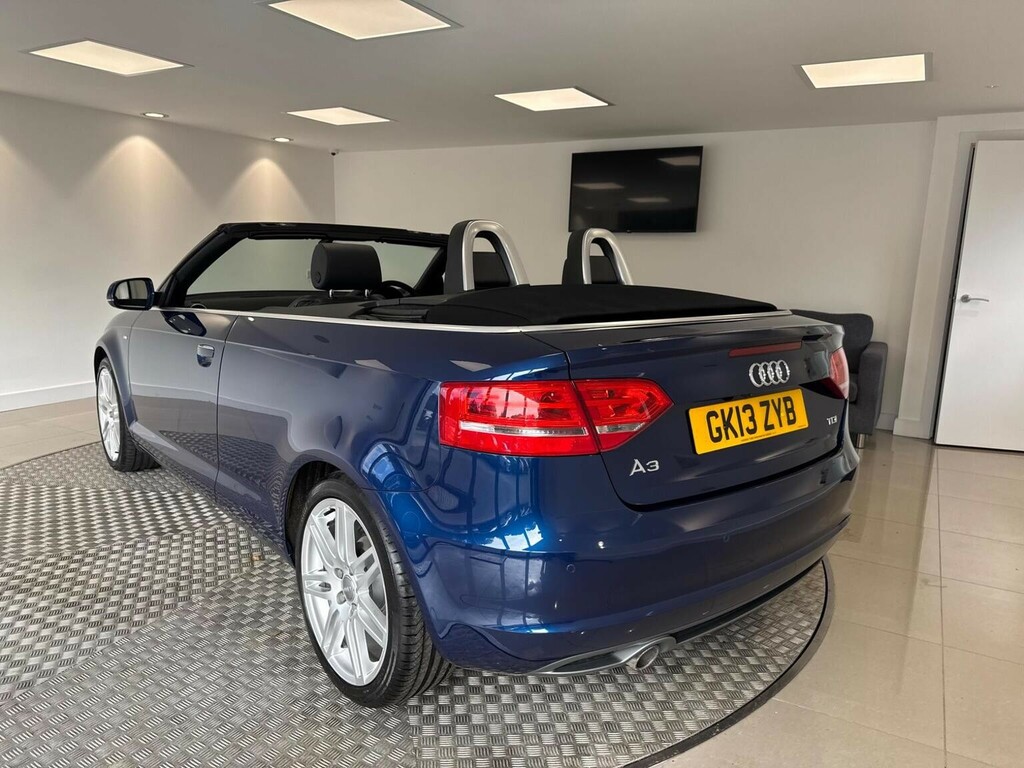 Audi A3 Cabriolet Tdi S Line Convertible Silver #13