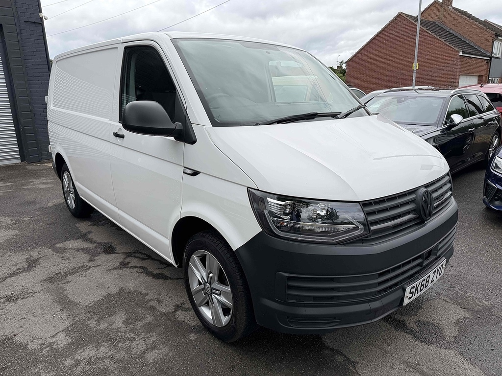 Volkswagen Transporter Tdi T28 Bluemotion Tech Startline SK68ZYO White #3