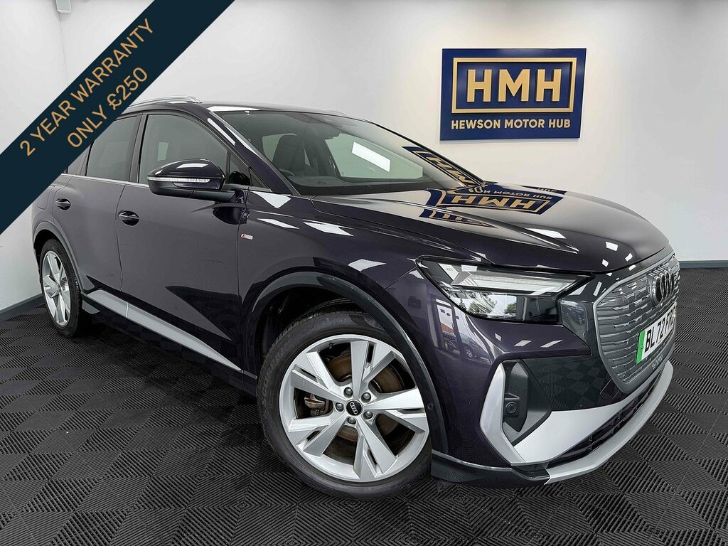 Audi Q4 E Tron S Line Purple