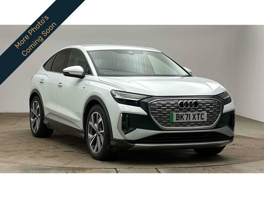 Audi Q4 E Tron Launch Edition White