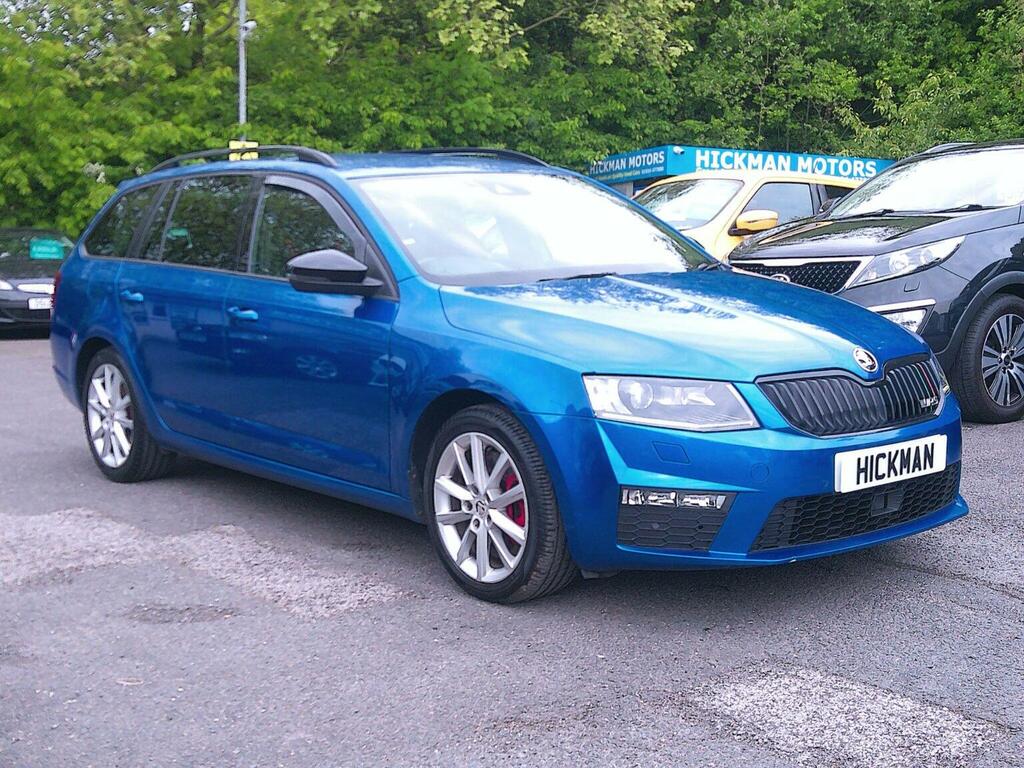 Skoda Octavia Estate 2.0 Tdi Vrs Dsg Euro 6 Ss Snav 20 Blue #5
